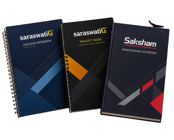 College notebooks, project books and professional notebooks