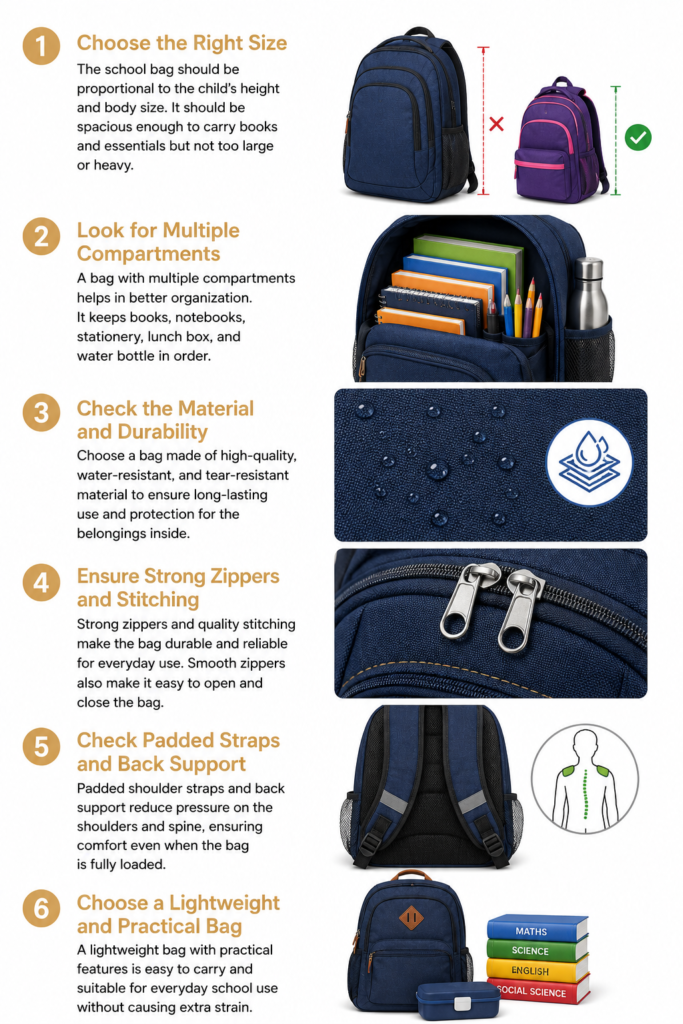 How to choose the right school bag for students