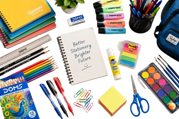 Premium stationery products at Saraswati Stationers Jaipur